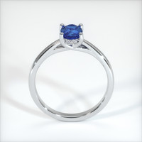 0.82 Ct. Blue Sapphire Ring, 10K White Gold 3