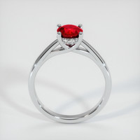 1.20 Ct. Pinkish Red Ruby Ring, 10K White Gold 3