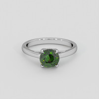 2.13 Ct. Green Sapphire Ring, 10K White Gold 1