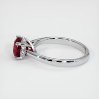 1.74 Ct. Ruby Ring, 14K White Gold 4