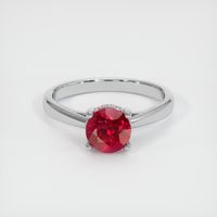 1.51 Ct. Ruby Ring, 14K White Gold 1