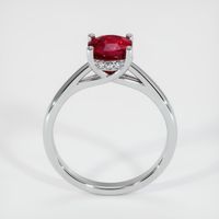 1.51 Ct. Ruby Ring, 14K White Gold 3