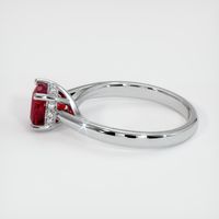 1.51 Ct. Ruby Ring, 14K White Gold 4