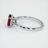 2.03 Ct. Ruby Ring, 14K White Gold 4