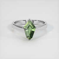 1.48 Ct. Sapphire Ring, 14K White Gold 1