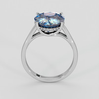 5.43 Ct. Bi Color / Parti Sapphire Ring, 14K White Gold 3