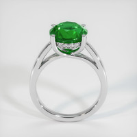 3.42 Ct. Emerald Ring, 18K White Gold 3