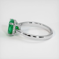 1.82 Ct. Emerald Ring, 18K White Gold 4