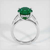 3.85 Ct. Emerald Ring, 18K White Gold 3