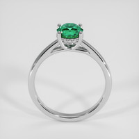 0.93 Ct. Emerald Ring, 18K White Gold 3