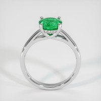 1.54 Ct. Emerald Ring, 18K White Gold 3