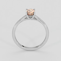 1.11 Ct. Padparadscha Sapphire Ring, 18K White Gold 3