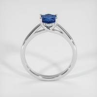 0.82 Ct. Sapphire Ring, 18K White Gold 3
