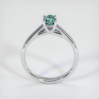 0.68 Ct. Sapphire Ring, 18K White Gold 3