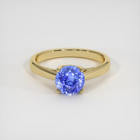 1.44 Ct. Blue Sapphire Ring, 10K Yellow Gold 1