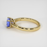 1.44 Ct. Blue Sapphire Ring, 10K Yellow Gold 4