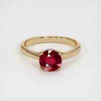 1.74 Ct. Ruby Ring, 14K Yellow Gold 1