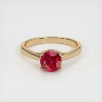 1.51 Ct. Ruby Ring, 14K Yellow Gold 1