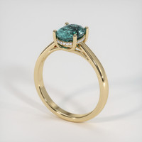 1.99 Ct. Sapphire Ring, 14K Yellow Gold 2