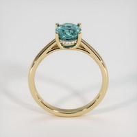 1.99 Ct. Greenish Blue Sapphire Ring, 14K Yellow Gold 3