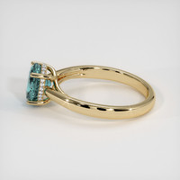 1.99 Ct. Sapphire Ring, 14K Yellow Gold 4