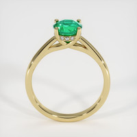 1.02 Ct. Emerald Ring, 18K Yellow Gold 3