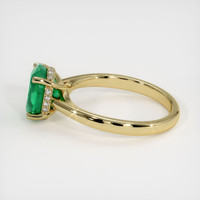 1.82 Ct. Emerald Ring, 18K Yellow Gold 4