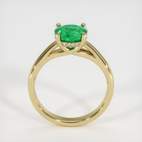 1.54 Ct. Emerald Ring, 18K Yellow Gold 3