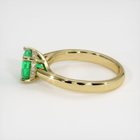 1.54 Ct. Emerald Ring, 18K Yellow Gold 4