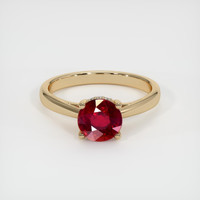 1.74 Ct. Ruby Ring, 18K Yellow Gold 1