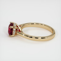 1.74 Ct. Ruby Ring, 18K Yellow Gold 4