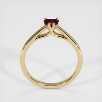 0.45 Ct. Ruby Ring, 18K Yellow Gold 3