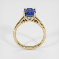 3.31 Ct. Blue Sapphire Ring, 18K Yellow Gold 3