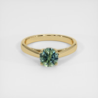 0.98 Ct. Sapphire Ring, 18K Yellow Gold 1