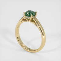 0.98 Ct. Sapphire Ring, 18K Yellow Gold 2