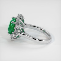 3.85 Ct. Emerald Ring, Platinum 950 4