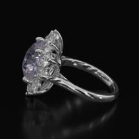 5.38 Ct. Gemstone Ring, Platinum 950 4