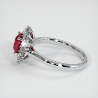 1.49 Ct. Ruby Ring, Platinum 950 4