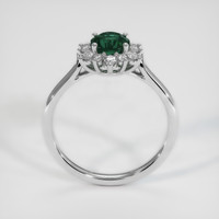 1.28 Ct. Green Sapphire Ring, Platinum 950 3