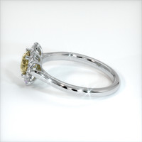 0.78 Ct. Yellow Sapphire Ring, Platinum 950 4