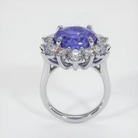 6.90 Ct. Violet Sapphire Ring, 14K White Gold 3
