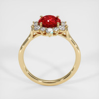 1.54 Ct. Ruby Ring, 10K Yellow Gold 3