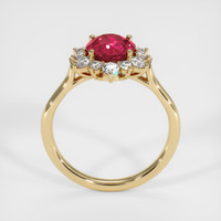 1.57 Ct. Ruby Ring, 14K Yellow Gold 3
