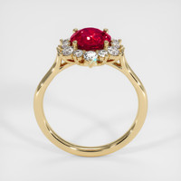 1.55 Ct. Ruby Ring, 14K Yellow Gold 3