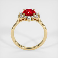 1.25 Ct. Ruby Ring, 14K Yellow Gold 3