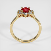 1.11 Ct. Ruby Ring, 14K Yellow Gold 3