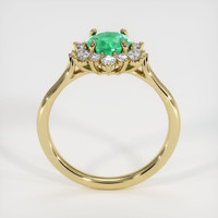 1.45 Ct. Emerald Ring, 18K Yellow Gold 3