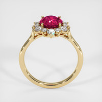 1.51 Ct. Ruby Ring, 18K Yellow Gold 3