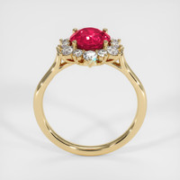 1.52 Ct. Ruby Ring, 18K Yellow Gold 3