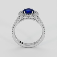1.07 Ct. Blue Sapphire Ring, Platinum 950 3